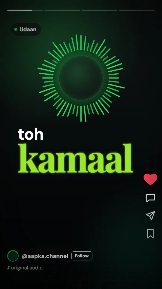Animated Hinglish captions in four Bol Studio templates